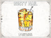 Bella Frye Rusty Nail Recipe Wall Art - Beverage Artwork