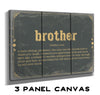 Bella Frye Brother Word Definition Wall Art - Gift for Brother Dictionary Artwork