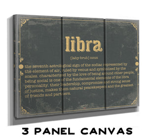 Bella Frye Libra Word Definition Wall Art - Gift for Libra Dictionary Artwork