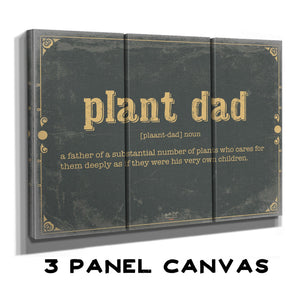 Bella Frye Plant Dad Word Definition Wall Art - Gift for Plant Dad Dictionary Artwork