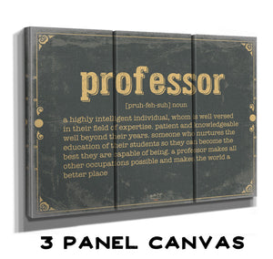 Bella Frye Professor Word Definition Wall Art - Gift for Professor Dictionary Artwork