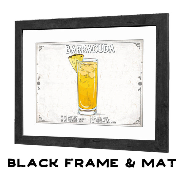 Bella Frye Barracuda Recipe Wall Art - Beverage Artwork