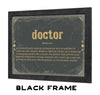 Bella Frye Doctor Word Definition Wall Art - Gift for Doctor Dictionary Artwork