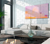 Bella Frye Abstract Purple Pink Orange Modern Art Wall Art - Original Contemporary Art Ready to Hang