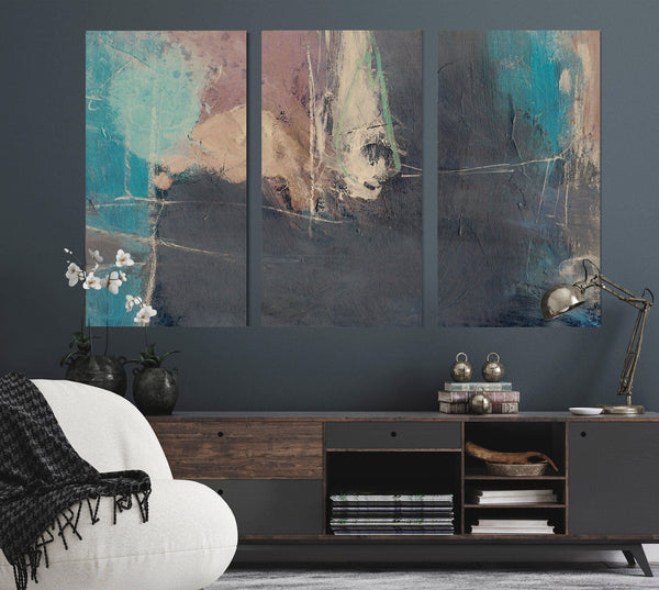 Bella Frye Abstract Dark Hues Modern Art Wall Art - Original Contemporary Art Ready to Hang