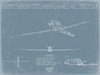 Bella Frye MQ-4C Triton UAV Blueprint Wall Art - Original Airplane Print