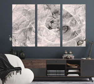 Bella Frye Abstract Swirls and Geometric Shapes Modern Art Wall Art - Original Contemporary Art Ready to Hang