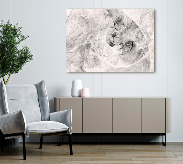 Bella Frye Abstract Swirls and Geometric Shapes Modern Art Wall Art - Original Contemporary Art Ready to Hang