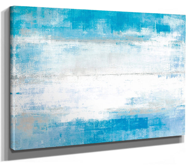 Bella Frye Abstract Blues Modern Art Wall Art - Original Contemporary Art Ready to Hang