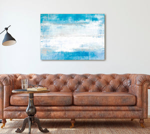 Bella Frye Abstract Blues Modern Art Wall Art - Original Contemporary Art Ready to Hang