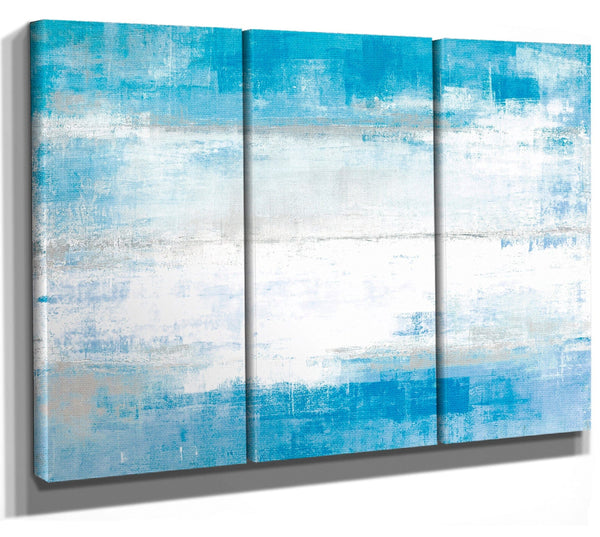 Bella Frye Abstract Blues Modern Art Wall Art - Original Contemporary Art Ready to Hang