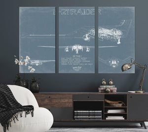 Bella Frye B-21 Raider Blueprint Wall Art - Original Bomber Print