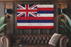 Bella Frye Hawaii Flag Wall Art - Vintage State of Hawaii Print