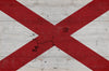 Bella Frye Alabama Flag Wall Art - Vintage State of Alabama Sign