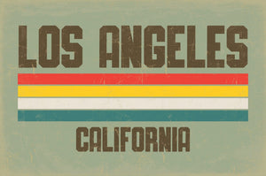 Bella Frye Home & Garden > Decor > Artwork Los Angeles Wall Art - Vintage LA Sign