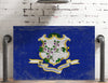 Bella Frye Connecticut Flag Wall Art - Vintage State of Connecticut Sign
