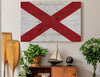Bella Frye Alabama Flag Wall Art - Vintage State of Alabama Sign