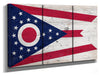 Bella Frye Ohio Flag Wall Art - Vintage State of Ohio Sign