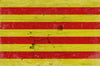 Bella Frye 14" x 11" / Unframed Paper Giclee Baden Flag Wall Art - Vintage Baden Flag Sign Weathered Wood Style on Canvas