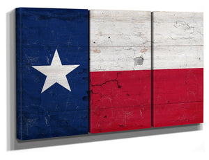 Bella Frye Texas Flag Wall Art - Vintage State of Texas Sign