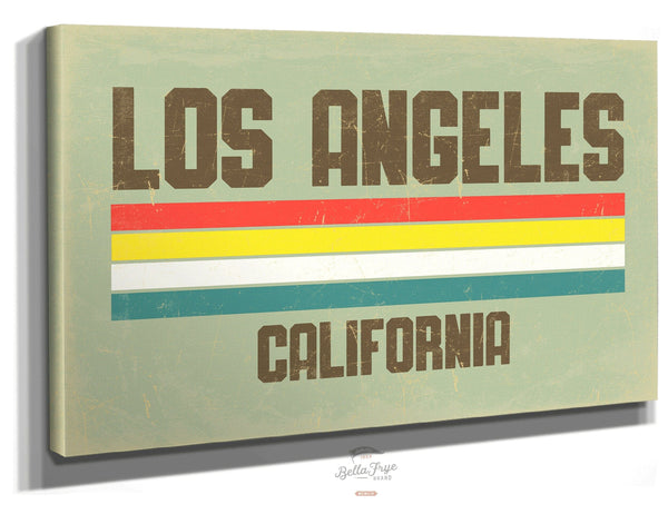 Bella Frye Home & Garden > Decor > Artwork Los Angeles Wall Art - Vintage LA Sign