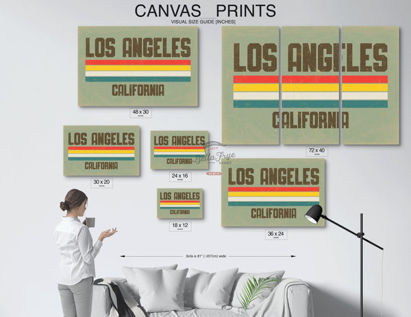 Bella Frye Home & Garden > Decor > Artwork Los Angeles Wall Art - Vintage LA Sign