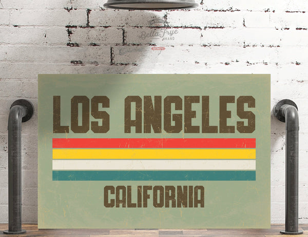 Bella Frye Home & Garden > Decor > Artwork Los Angeles Wall Art - Vintage LA Sign