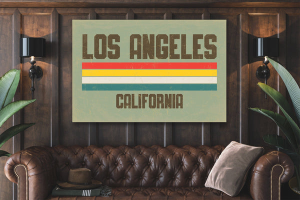 Bella Frye Home & Garden > Decor > Artwork Los Angeles Wall Art - Vintage LA Sign