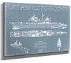 Bella Frye USS Princeton (CG-59) Blueprint Wall Art - Original Cruiser Print