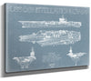 Bella Frye USS Constellation (CV-64) Blueprint Wall Art - Original Carrier Print
